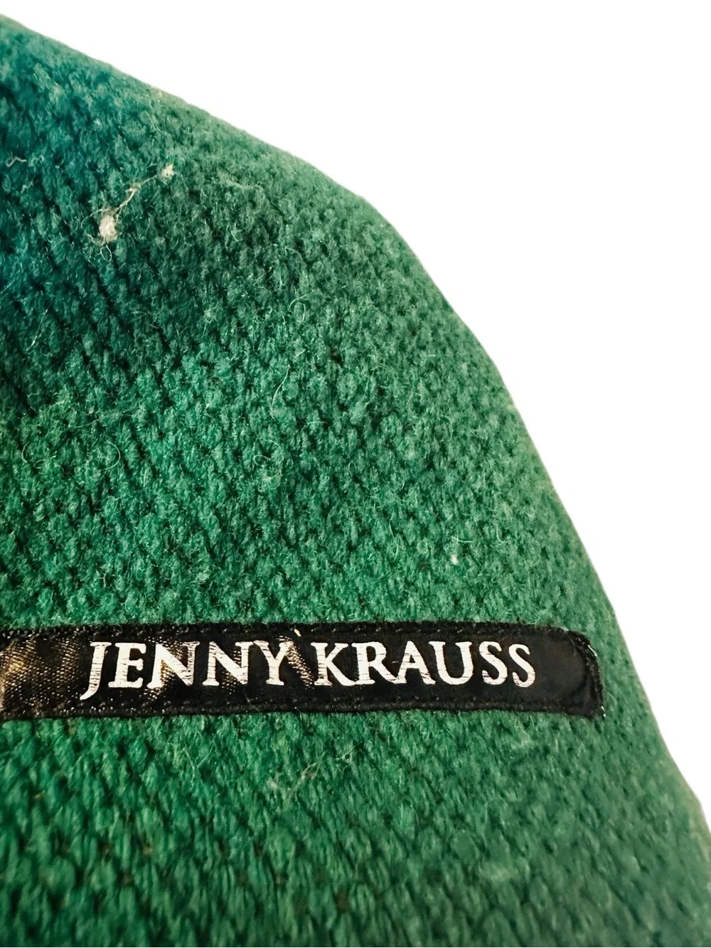 Jenny Krauss Costilla Pillow Case Cover Wool Made In Peru Crotchet Floral